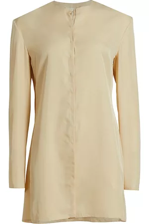 The Row Women Blouses - Women's Berilla Tunic - Tea White - Size 4 - Tea White - Size 4