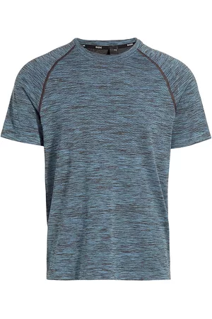Rhone Men Short Sleeved T-Shirts - Men's Reign Tech Short-Sleeve T-Shirt - Oceanview Dark Chestnut - Size Small - Oceanview Dark Chestnut - Size Small