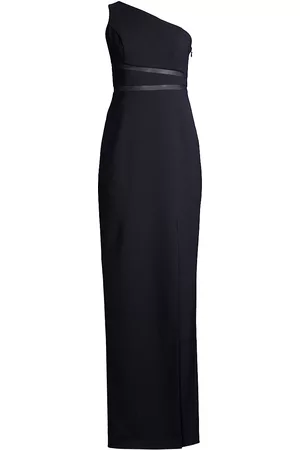 Liv Foster Women Asymmetrical Dresses - Women's Asymmetric Crepe Gown - Twilight - Size 2 - Twilight - Size 2