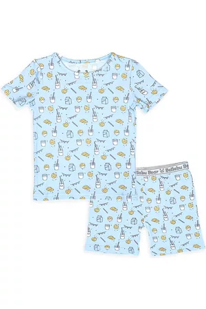 BELLABU BEAR Boys Sets - Baby Boy's, Little Boy's & Boy's Milk & Cookies T-Shirt & Shorts Set - Milk And Cookies - Size 12 - Milk And Cookies - Size 12