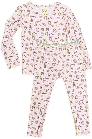 BELLABU BEAR Sets - Baby Girl's, Little Girl's & Girl's Milk And Cookies Pajamas Set - Milk And Cookies - Size 18 Months - Milk And Cookies - Size 18 Months