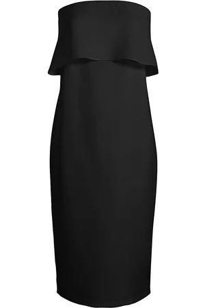 CARESTE Women Strapless Dresses - Women's Chloe Strapless Cape Dress - Black - Size 00 - Black - Size 00
