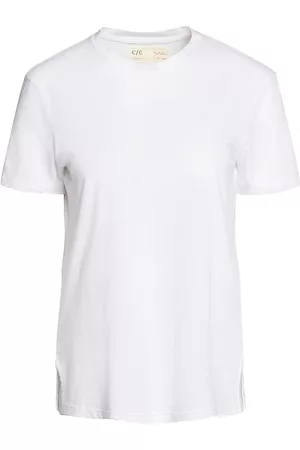Current/Elliott Women T-Shirts - Women's The Flame T-Shirt - White - Size XS - White - Size XS