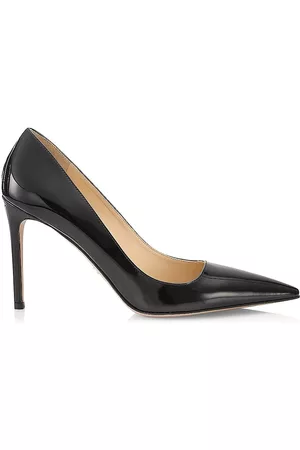 Prada Women Heels - Women's 95MM Patent Leather Pumps - Black - Size 6.5 - Black - Size 6.5