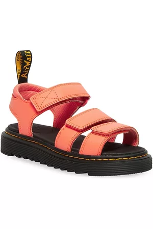 Dr. Martens Girls Sandals - Little Girl's & Girl's Klaire Sandals - Coral - Size 1 (Child) - Coral - Size 1 (Child)