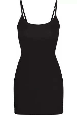 SKIMS Women Casual Dresses - Women's Soft Lounge Mini Slip Dress - Onyx - Size XXXXL - Onyx - Size XXXXL