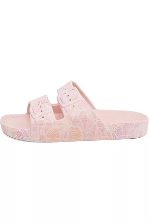 Freedom Moses Sandals - Little Girl's & Girl's Moses Printed Air-Injected Sandals - Aloha Rosa - Size 8 (Toddler) - Aloha Rosa - Size 8 (Toddler)