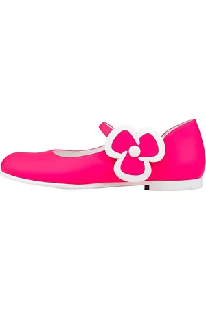 Christian Louboutin Formal Shoes - Little Girl's & Girl's Melodie Pensee Leather Flats - Pink - Size 9.5 (Toddler) - Pink - Size 9.5 (Toddler)