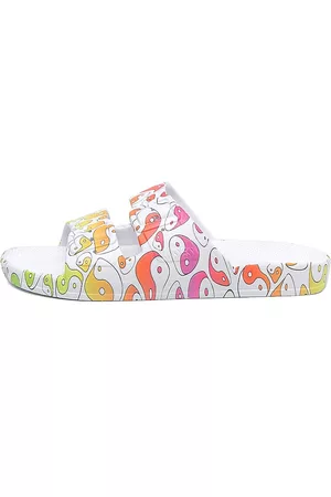 Freedom Moses Sandals - Little Kid's & Kid's Moses Printed Air-Injected Sandals - Yinpop White - Size 11 (Child) - Yinpop White - Size 11 (Child)