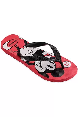 Havaianas Flip Flops - Men's Kid's Top Disney Flip-Flops - Ruby Red Black - Size 10 (Toddler) - Ruby Red Black - Size 10 (Toddler)