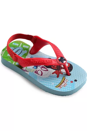 Havaianas Sandals - Men's Baby's Baby Marvel Sandals - Marvel Blue Red - Size 4 (Baby) - Marvel Blue Red - Size 4 (Baby)