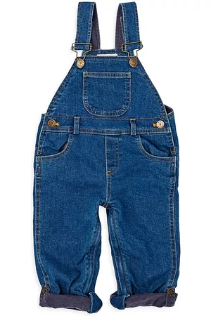 Dotty Dungarees Rompers - Baby's, Little Kid's & Kid's Stonewash Denim Dungarees - Denim - Size 2 - Denim - Size 2