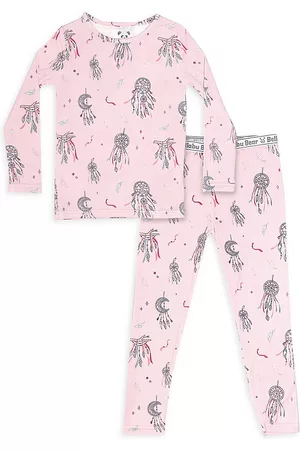 BELLABU BEAR Sets - Baby Girl's, Little Girl's & Girl's Dreamcatcher Print Pajamas Set - Pink - Size 6 - Pink - Size 6