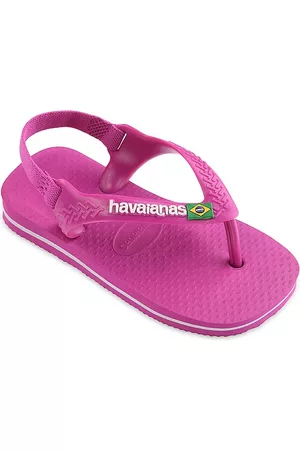 Havaianas Sandals - Baby's Baby Brazil Logo Sandals - Rose Gum - Size 7 (Baby) - Rose Gum - Size 7 (Baby)