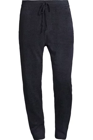 Barefoot Dreams Men Sweatpants - Men's Cozychic Ultra Lite Knit Joggers - Indigo - Size Large - Indigo - Size Large