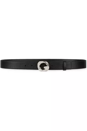 Givenchy Men Belts - Men's G Chain Buckle Belt In Leather - Black - Size 42 - Black - Size 42