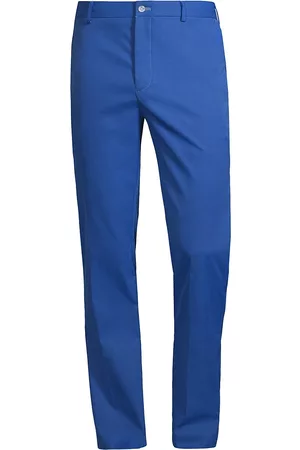 Peter Millar Men Sports Pants - Men's Crown Sport Raleigh Performance Trousers - Starboard Blue - Size 32 - Starboard Blue - Size 32