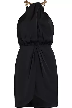 Ramy Brook Women Halter Neck Dresses - Women's Caylin Halter Minidress - Black - Size XXS - Black - Size XXS