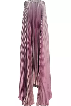 L'IDEE Women Strapless Dresses - Women's Bisous Strapless Ombré Gown - Mauve Ombre - Size 2 - Mauve Ombre - Size 2