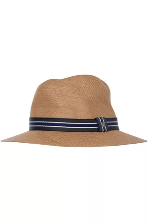 Barbour Men Hats - Men's Rothbury Fedora Hat - Light Tan - Size Large - Light Tan - Size Large