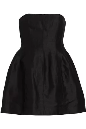 AJE Women Strapless Dresses - Women's Baret Strapless Minidress - Black - Size 0 - Black - Size 0