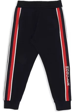 Moncler Boys Pants - Little Boy's & Boy's Logo Striped Sweatpants - Navy - Size 4 - Navy - Size 4