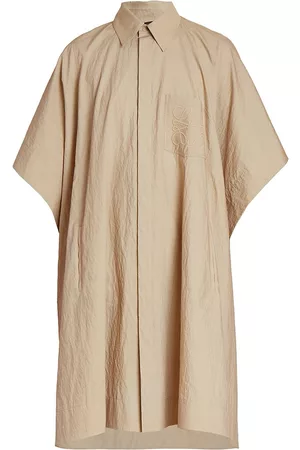Loewe Women Loose & Oversized Dresses - Women's x Paula's Ibiza Oversized Logo-Embroidered Dress - Taos Taupe - Size 2 - Taos Taupe - Size 2