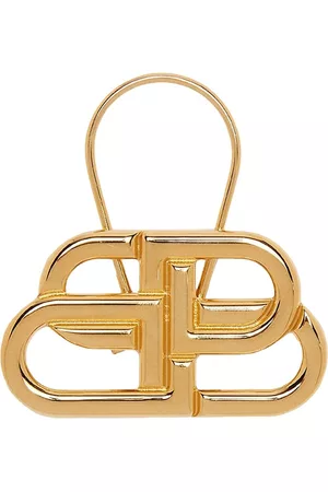 Balenciaga Keychains - BB Clasp Keychain - Gold - Gold