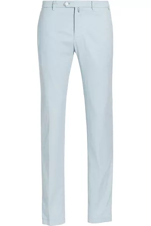 Kiton Men Sports Pants - Men's Classic-Fit Sport Trousers - Blue Heavenly - Size 38 - Blue Heavenly - Size 38