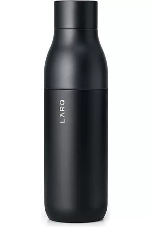 LARQ Women Sports Equipment - Women's Obsidian Black Self Sanitizing Water Bottle - Size 8.5 oz. & Above - Size 8.5 oz. & Above