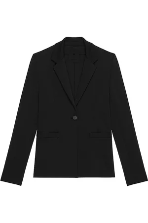 Givenchy Women Blazers - Women's Slim Fit Blazer In Mesh - Black - Size Large - Black - Size Large