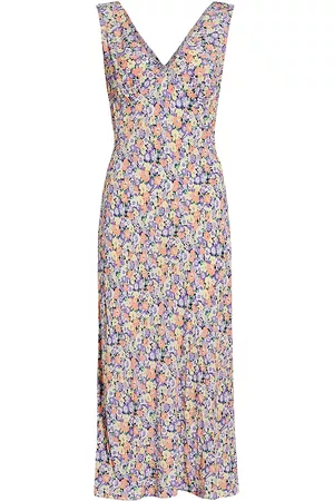 Rails Women Printed & Patterned Dresses - Women's Audrina Sleeveless Floral Midi-Dress - Posy Field - Size XS - Posy Field - Size XS