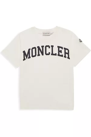 Moncler Boys T-Shirts - Little Boy's & Boy's Logo Crewneck T-Shirt - Natural - Size 4 - Natural - Size 4