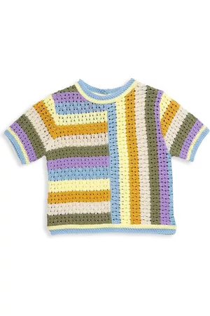 ZIMMERMANN Girls Tops - Little Girl's & Girl's Halcyon Stripe Knit Top - Size 2 - Size 2