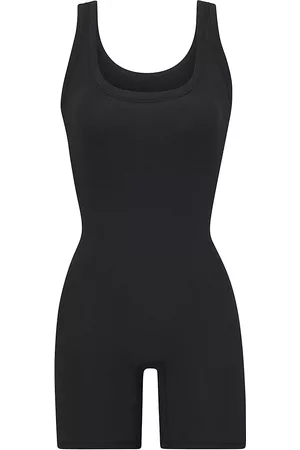 SKIMS Women Onesies - Women's Cotton Rib Onesie Bodysuit - Soot - Size XXXXL - Soot - Size XXXXL