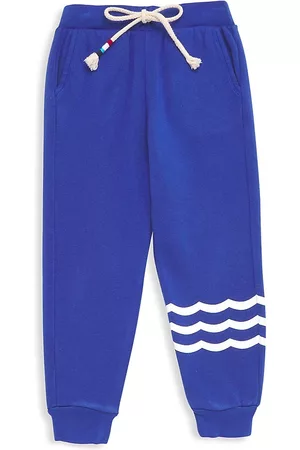 SOL ANGELES Tracksuits - Kid's Waves Joggers - Blue - Size 8 - Blue - Size 8