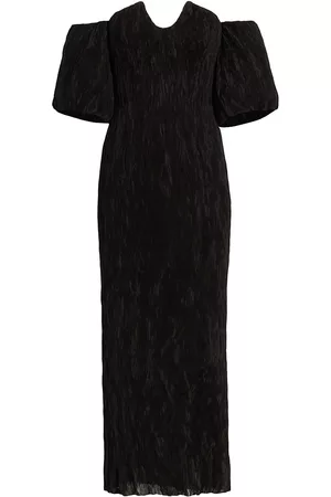 LELA ROSE Women Strapless Dresses - Women's Plissé Off-The-Shoulder Cocktail Dress - Black - Size 2 - Black - Size 2