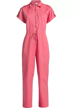 Pistola Women Jumpsuits - Women's Jordan Zip-Front Jumpsuit - Pink Punch - Size XS - Pink Punch - Size XS