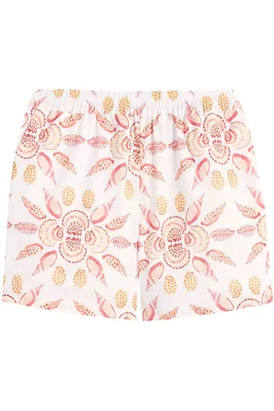 Hill House Home Boys Swim Shorts - Babies & Little Kid's Leo Short - Orange Shell Mosaic - Size 6 Months - Orange Shell Mosaic - Size 6 Months