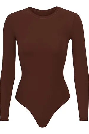 Fits Everybody Square Neck Bodysuit - Cocoa