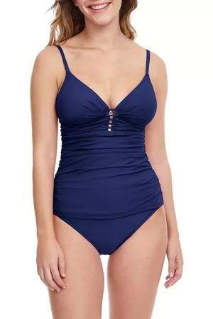 Gottex Swimwear Women Bikinis - Women's Tutti Frutti One-Piece - Navy - Size 4 - Navy - Size 4