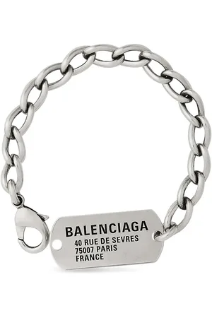 Balenciaga Arena Double-wrap Leather Bracelet in Black for Men | Lyst