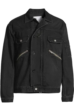 Men's Zip denim jacket