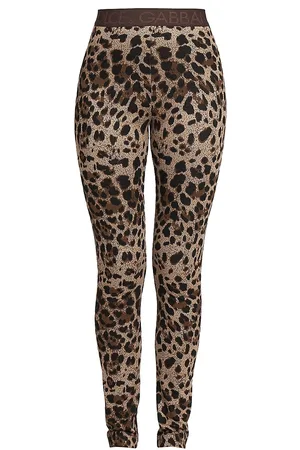 Pink High-Rise Leggings by Dolce&Gabbana on Sale