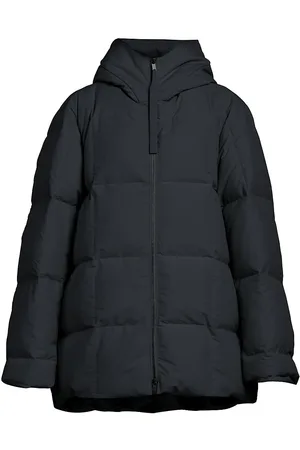 Jil Sander Cropped Puffer Jacket with Self-tie Detail women