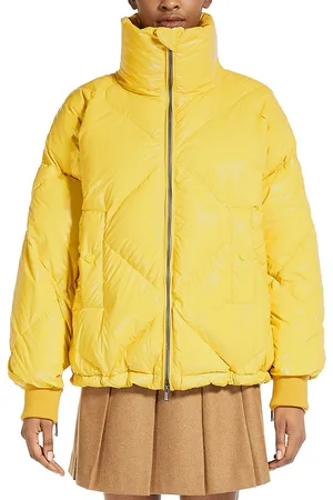 Calvin Klein Recycled Nylon Down Puffer Jacket in Yellow - Size L