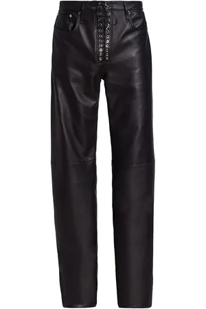 Leather Pants in wool for men | FASHIOLA.com