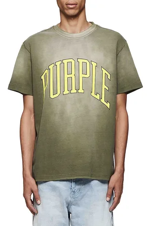 Purple Brand Mens Textured Jersey T-Shirt P101-JLCT223 Lavender