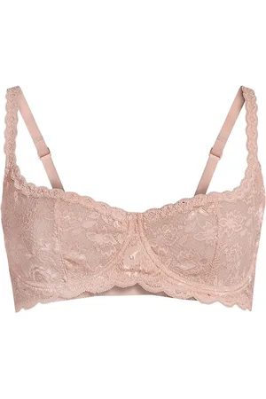 Never Say Never Plungie Longline Bralette Pink Terracotta S by Cosabella