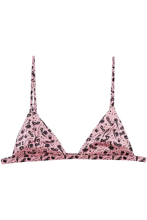Printed Luxe Triangle Bralette